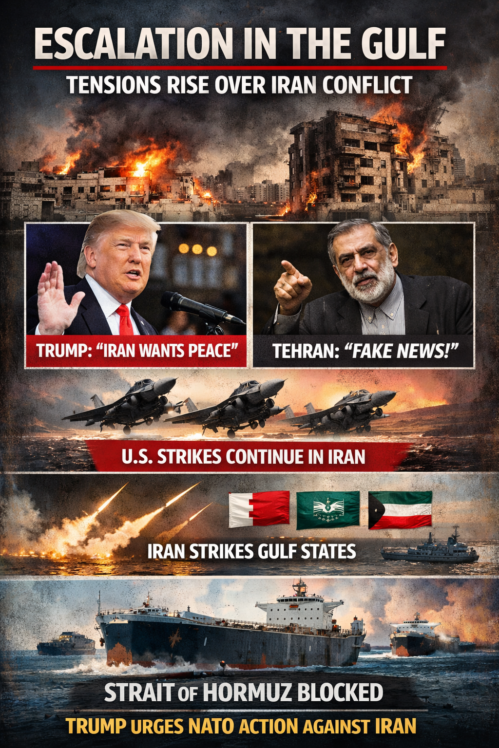 Escalation in the Gulf: Rising Tensions Between Iran, the U.S., and Allies