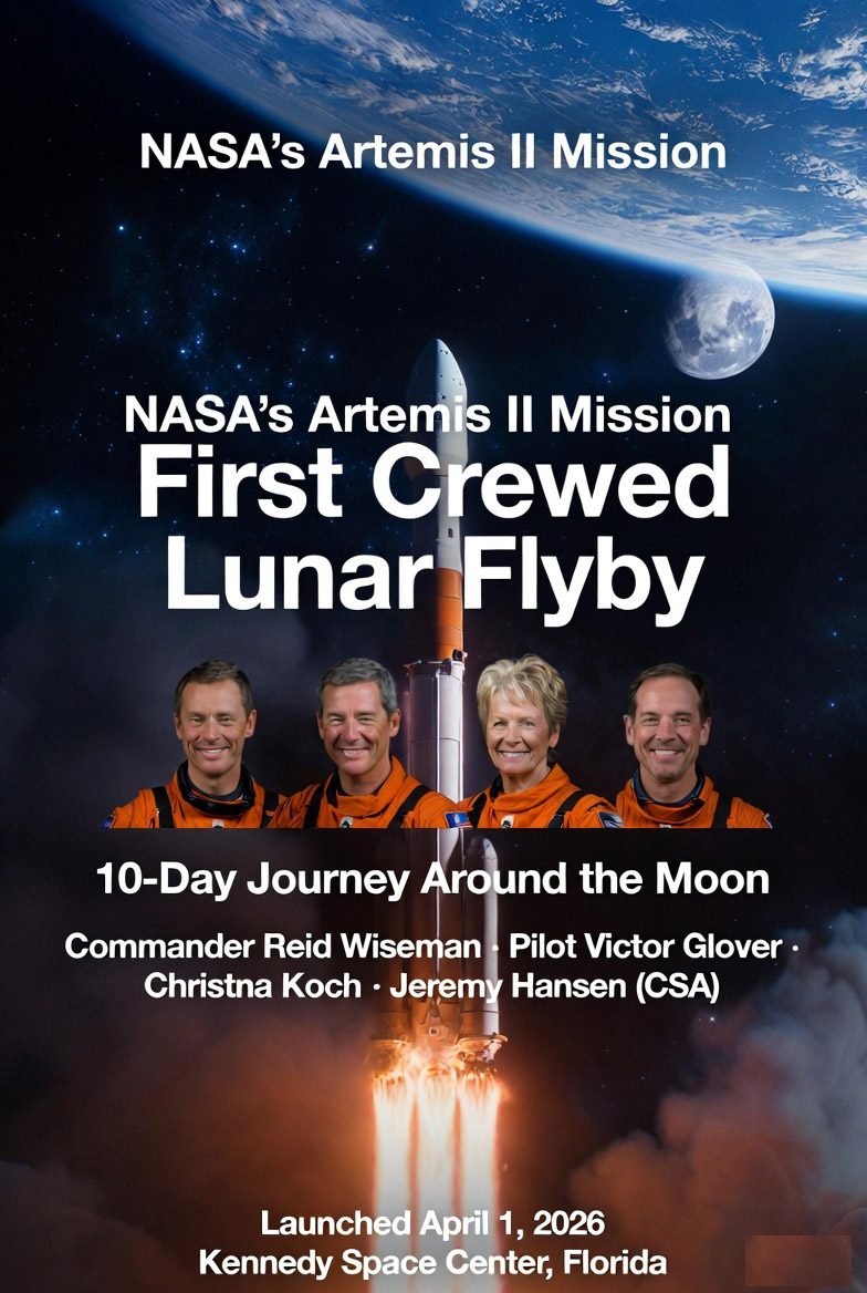 Artemis II Mission Launches: NASA’s First Crewed Lunar Flyby