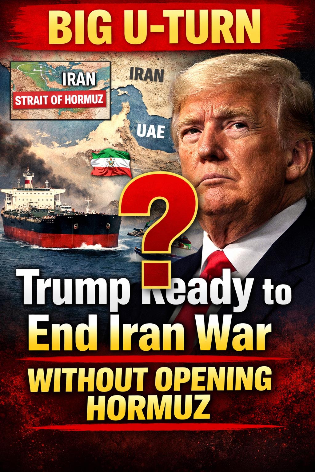 Trump’s Iran U-Turn: US Ready to End War Without Reopening Strait of Hormuz