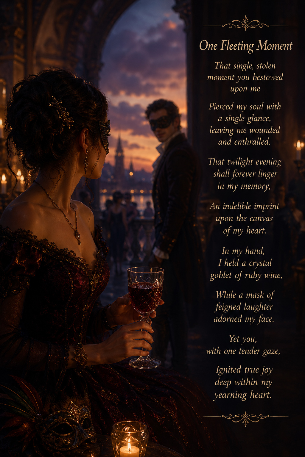 One Fleeting Moment – A Romantic Poem About Love, Memory & Desire