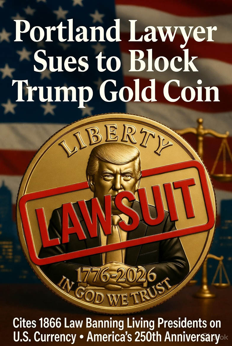 Trump Gold Coin Lawsuit: Retired Attorney Moves to Block 24K Mint Plan